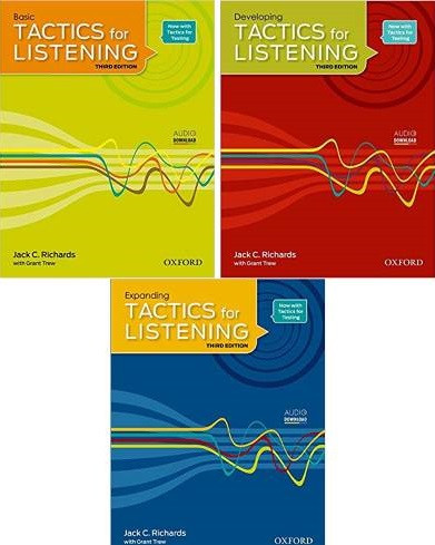 پک 3 جلدی کتاب تکتیس فور لیسینینگ ویرایش سوم Tactics for Listening با تخفیف 50 درصد