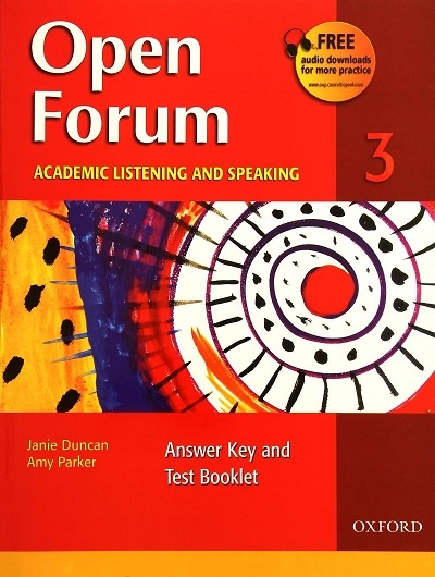 کتاب اپن فروم Open Forum 3 Student Book with Test Booklet