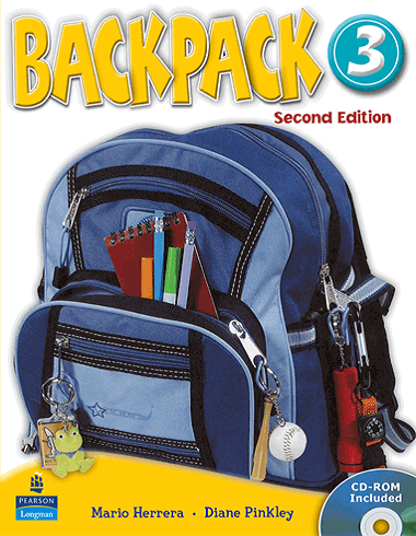کتاب زبان کودکان بک پک Backpack 3+CD با تخفیف 50% به همراه کتاب دانش آموز و کتاب کار